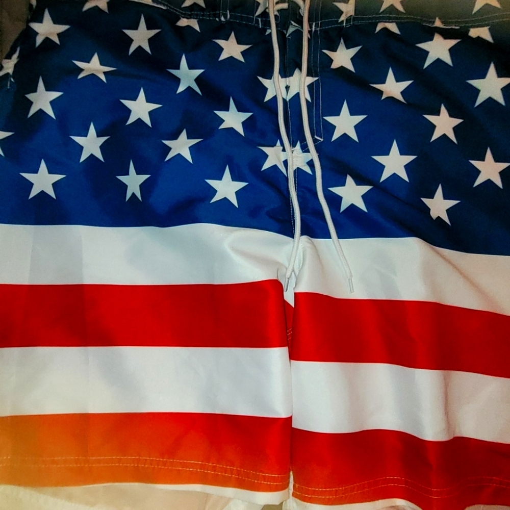 American Flag bathing suit